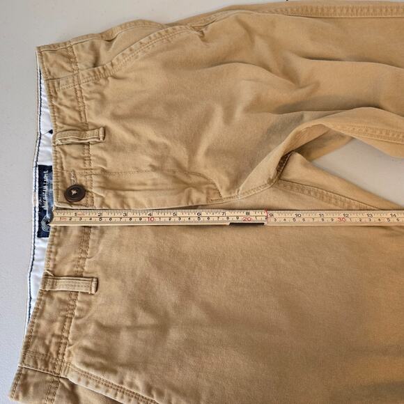 American Eagle Relaxed Straight Jeans Men's 30 x 27 (tag 28 x 30) Tan - Picture 13 of 16